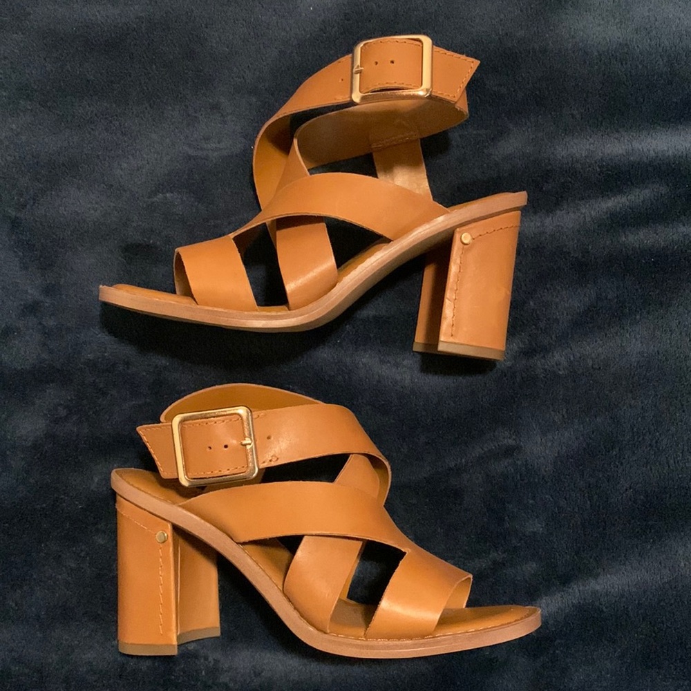 Franco Sarto Brown Heel Size 8